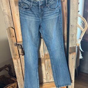 Women’s Buckle Black Bootcut Classic Blue Jeans. Size 30 X 36